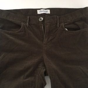 Madewell 28x34 soft skinny corduroy